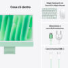 iMac 24" Display Retina 4.5K: Apple M4 chip con 10‑core CPU e 10‑core GPU/16GB/512GB - Verde - immagine 4