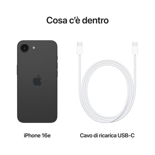 iPhone 16e 128GB Nero - immagine 4