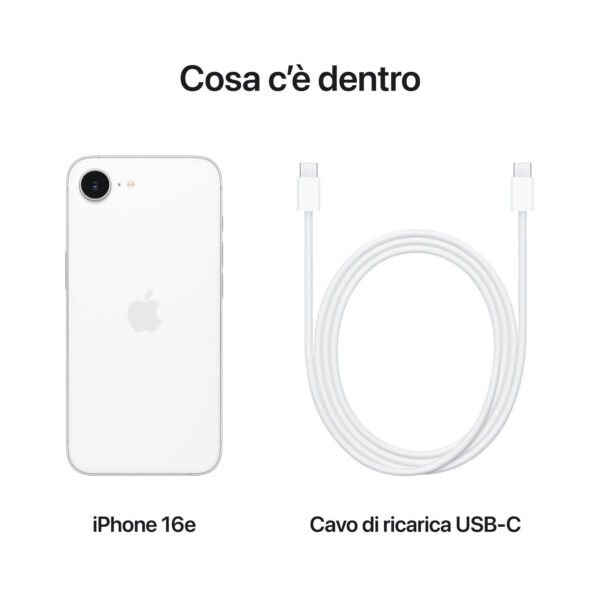 iPhone 16e 128GB Bianco - immagine 4