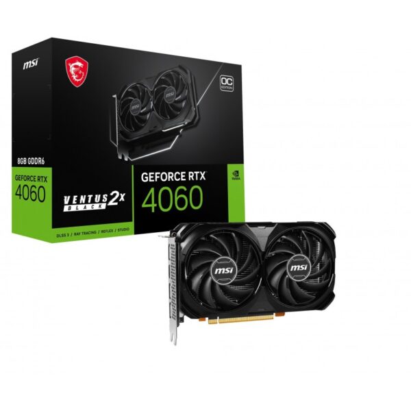MSI GeForce RTX 4060 8GB VENTUS 2X OC Nero