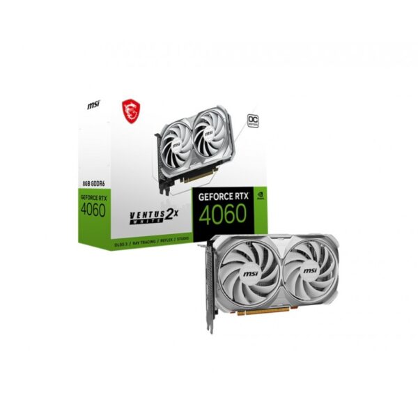 MSI GeForce RTX 4060 8GB VENTUS 2X OC Bianco