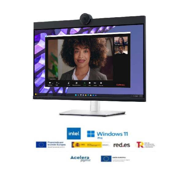 Monitor Dell 23,8" per Videoconferenze (1920×1080),16:9, IPS, 60Hz, 8ms