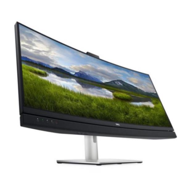Monitor Dell 34" Curvo per Videoconferenze (3440×1440),21:9, IPS, 60Hz, 8ms
