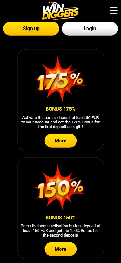 win diggers casino review 2025