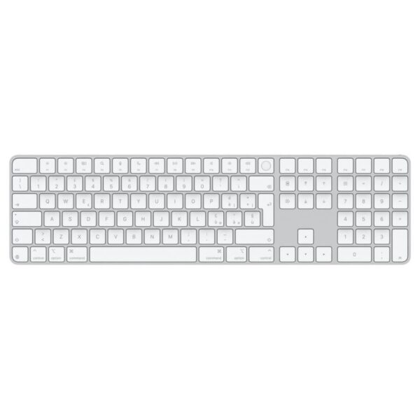 Apple Magic Keyboard con Touch ID e tastierino numerico per Mac con chip Apple - Italiano - Tasti bianchi