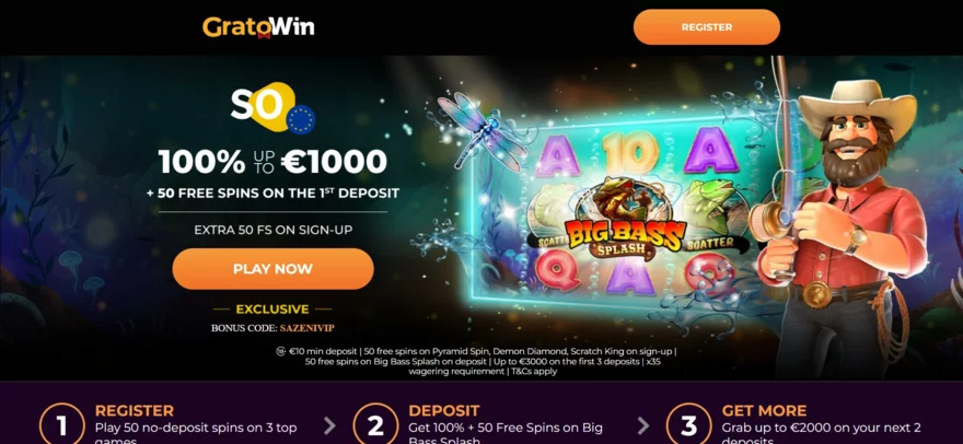 Codes bonus du casino GratoWin